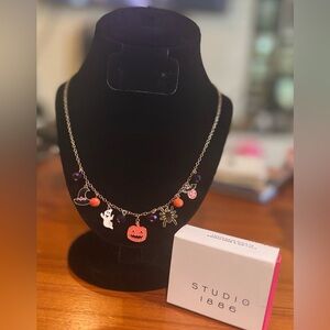 Studio 1886 Avon - Spooky Fun Halloween Charm Necklace—New in Box!
